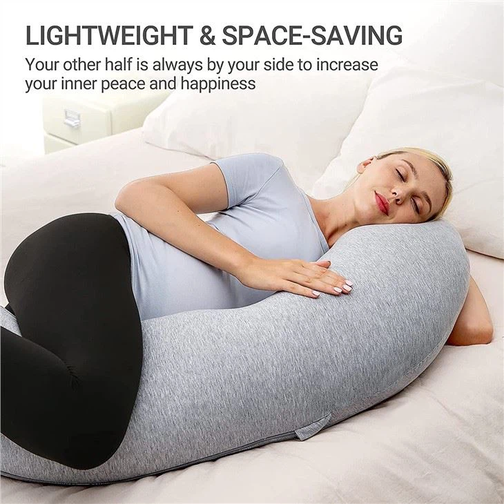 J Shaped Maternity Body Pillow